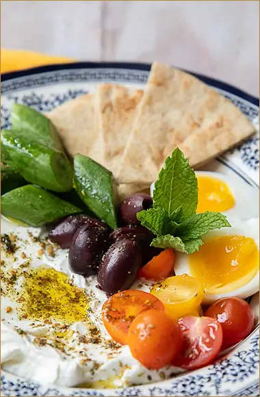 Lebanese breakfast menu at Al Alamy Bali Seminyak